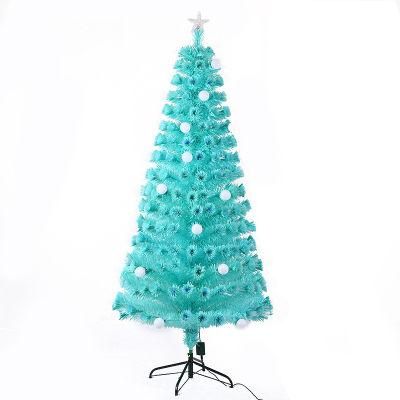 Prelit Color Remote Control Fiber Optic Christmas Tree