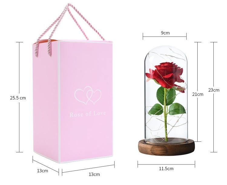 Hot Sale LED Rose Lamp Shade 2022 Valentines Day Boxes Gifts