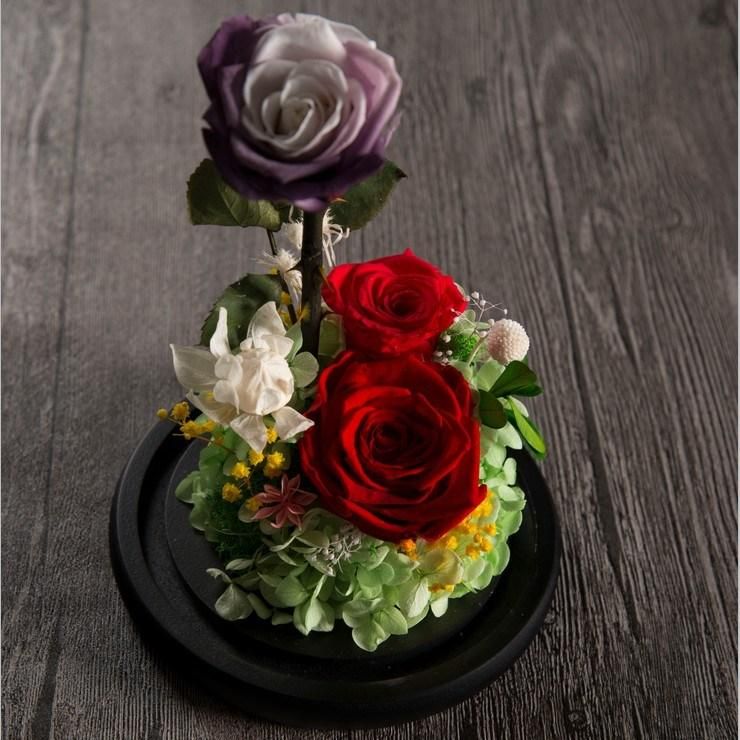 2018 Hot Products Artificial Flowers Valentine Day Gift for Girlfriend Preserved Rose Flower