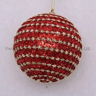 Christmas Foam Ball Decoration for Holiday Wedding Party Decoration Hook Ornament Craft Gifts