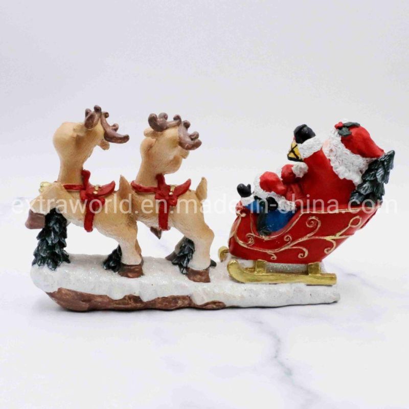 Christmas Decorations Santa′s Xmas Elf Resin Holiday Statue