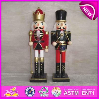 Hot New Product for 2015 Wooden Soldier Nutcracker, Cheap Wooden Toy Nutcracker Toy, Fashion Wooden Nutcracker Set W02A013
