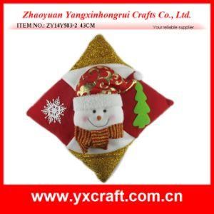 Christmas Decoration (ZY14Y503-2) Christmas Santa Cushion Item Decoration