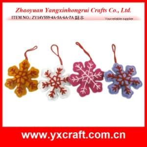 Christmas Decoration (ZY14Y559-4A-5A-6A-7A) Christmas Snow Flake Decoration