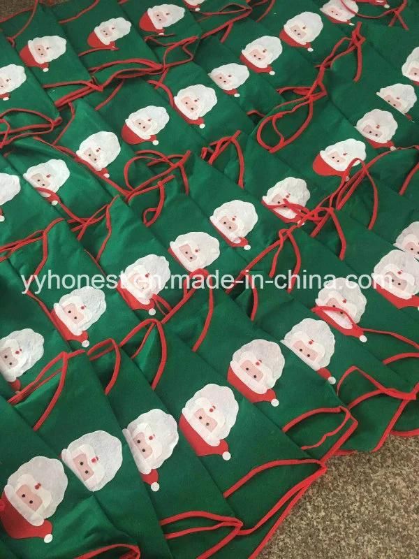 Factory Wholesale Customized Promotion Christmas Felt Apron