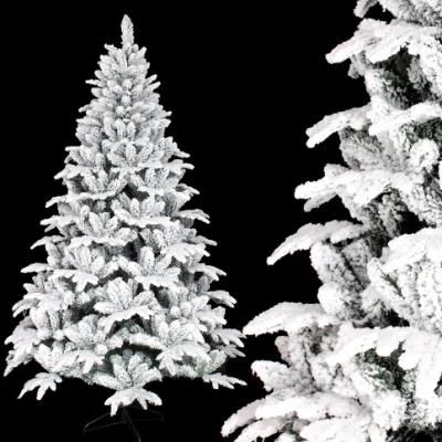 Yh20160 Best Selling White PVC PE Decoration Tree 150cm LED Lighted Available Artificial Christmas Tree for Decoration