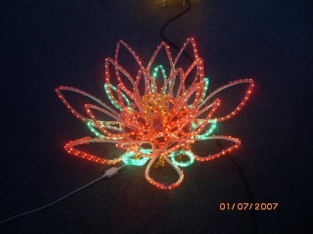 Outdoor Decoration Tree Topper Decoration Christmas LED Rope Light