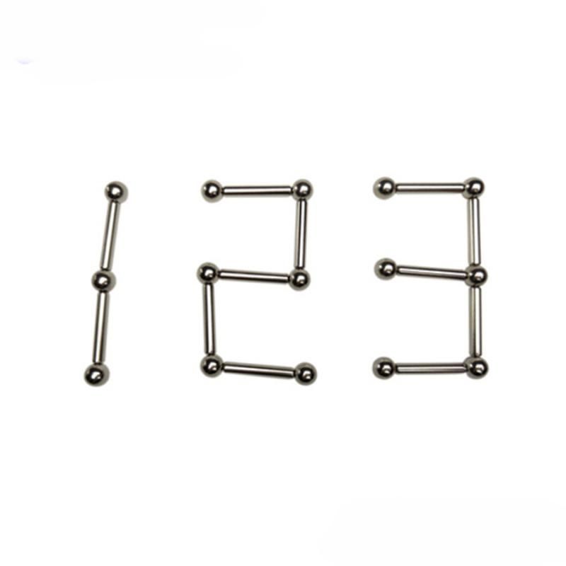 D4X20mm 36 PCS Magnet Bars and 8mm 27 PCS Balls Magnetic Toy