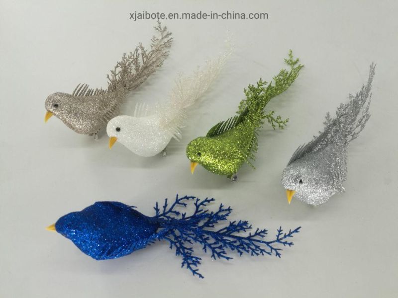 Wholesale Hand-Painted Hanging Foam Bird Shaped Baubles