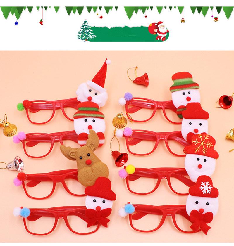 Merry Christmas Frame Novelty Santa Claus Glasses Costume