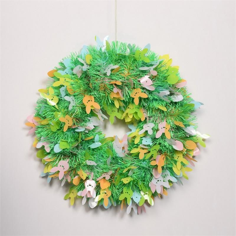 Faux Green Leaf Garland Farmhouse Greening Party Hanging Garland Decoration