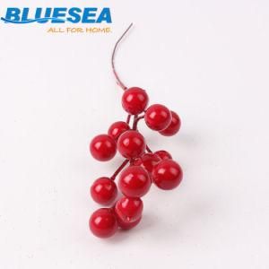 Christmas Accessories Small Red Fruit Bunch 7 Heads 14 Heads Fruit Fork Cutting Decorations
