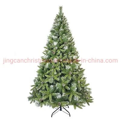 2022 Best Sellers Amazon Pine Needle with Bubble Powder Mixed PVC Christmas Tree