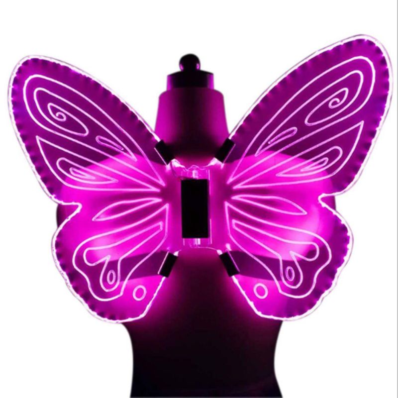 LED Flashing Light Fairy Butterfly Wing Costume Toy