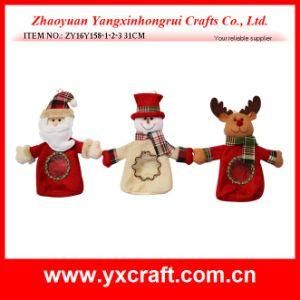 Christmas Decoration (ZY16Y158-1-2-3 31CM) Shiny Christmas Bag Candy Handbags