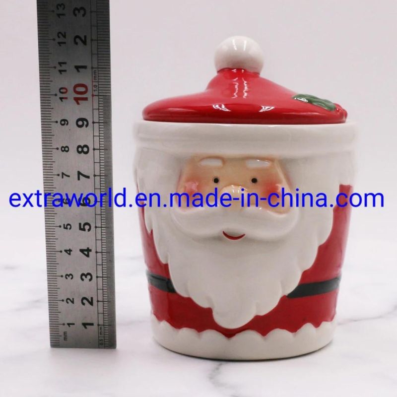 Ceramic Food Storage Jar for Christmas