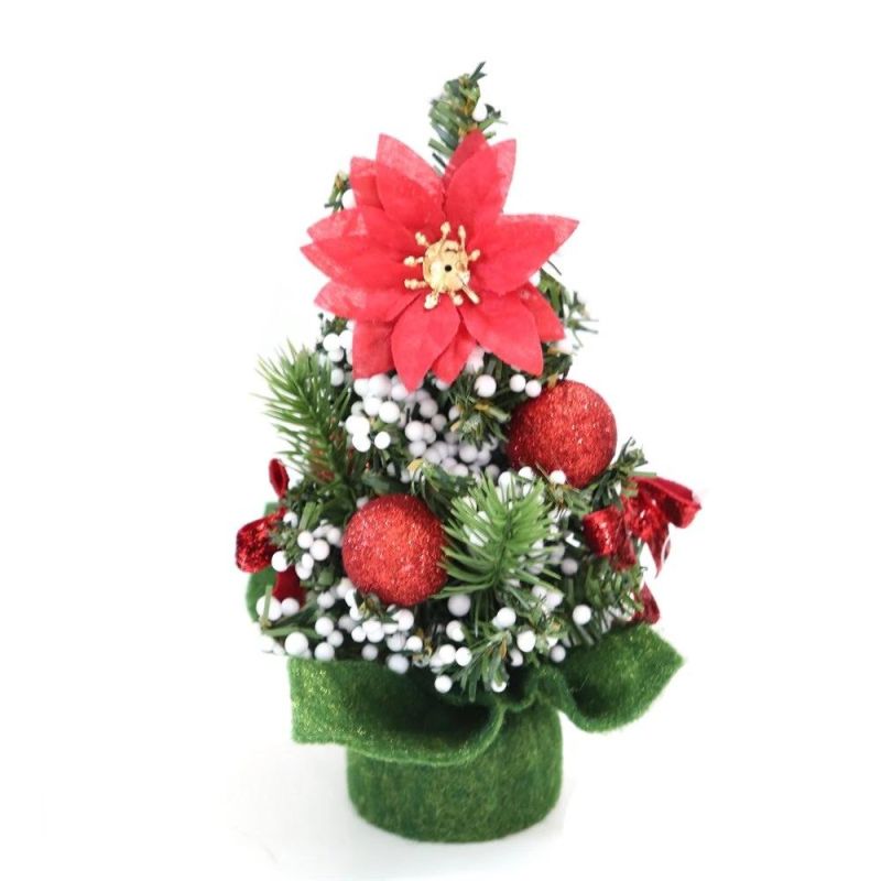 Christmas Tree Artificial Table Mini Tree Christmas Decor Plastic Tree