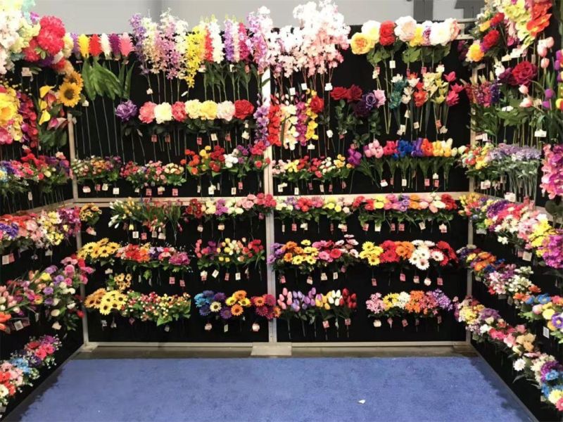 Christmas Flower for Holiday Wedding Party Decoration Supplies Hook Ornament Craft Gifts