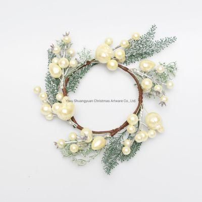 Christmas Artificial Wreath Ornament Decorate with Berries