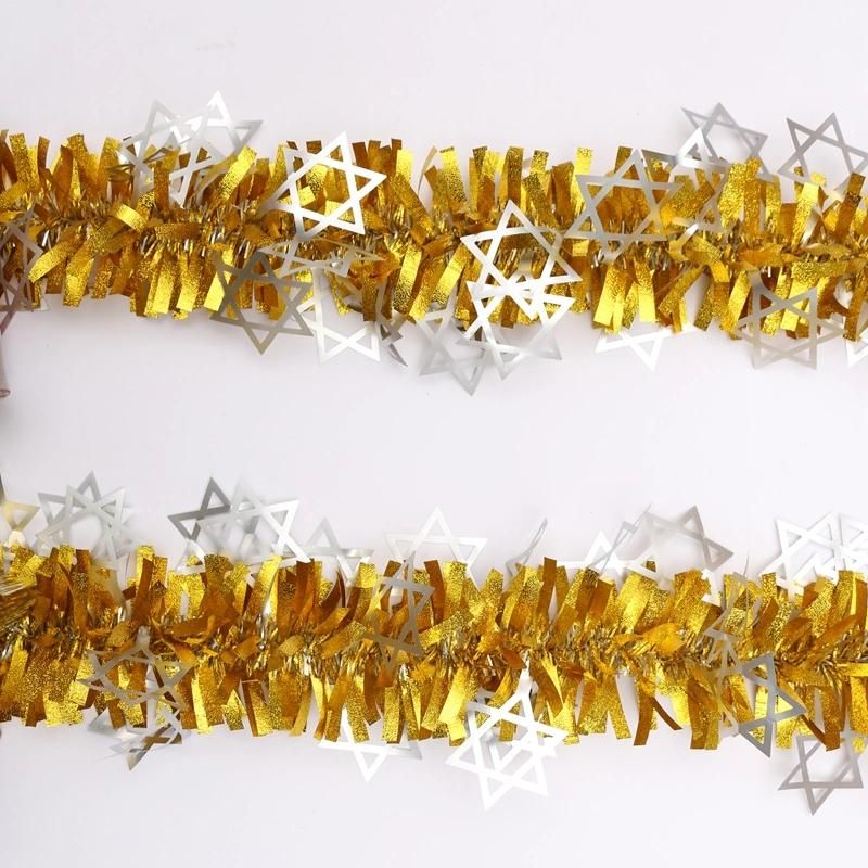 New Design Tinsel Garland Tree Hanging Ornaments Home Decoration