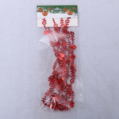 Plastic Beads Hanging Ornaments for Christmas Tree and Home Decoration