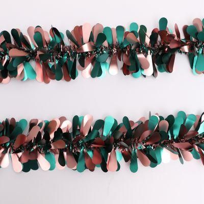 Attractive New Arrival Europe Trend High Class 2m Matt Pet Tinsel Garland