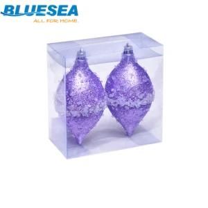 Glitter Shaped Painted Ball Christmas Tree Pendant Gift Christmas Ball