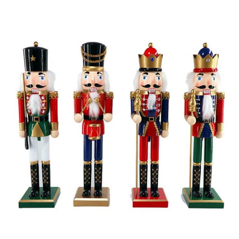 Christmas Decoration Supplies Home Decor Wooden Nutcracker Christmas Gift