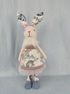 Fabric Easter Bunny Standing Home Decor