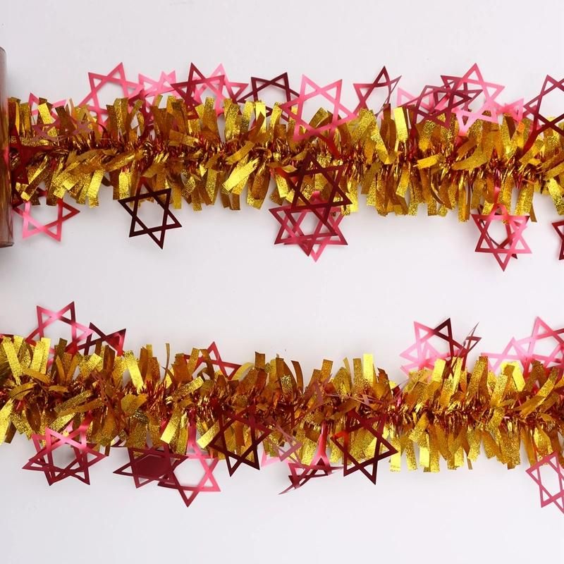 Tinsel Garland New Design Christmas Decoration Hanging Ornaments