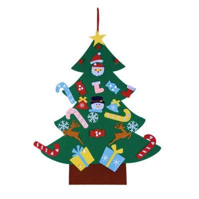 Wall Hanging Arbol De Navidad Kid DIY Ornaments Tree Xmas Decorations Felt Christmas