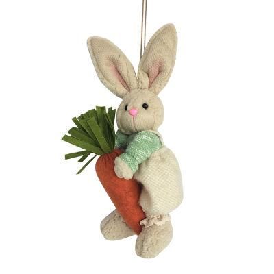 2022 Hot Sales Easter Home Decorations 3D Plush Bunny Easter Toys Christmas Easter Decoration Figurine Home Decoration