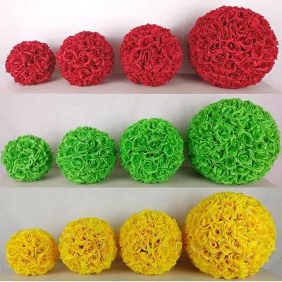 Rose Simulation Flower Valentine&prime;s Day Gift Home Decoration Artificial Bouquet Rose Dried Flower Bouquet Artificial Flower Ball