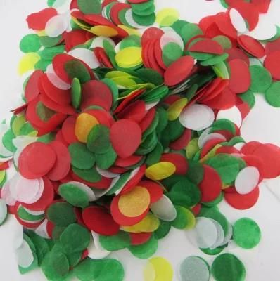 Eco Friendly Colorful Confetti Tissue Paper Wedding Balloon Confetti