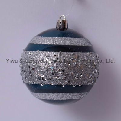 Attractive Plastic Painted Christmas Hanging Ball
