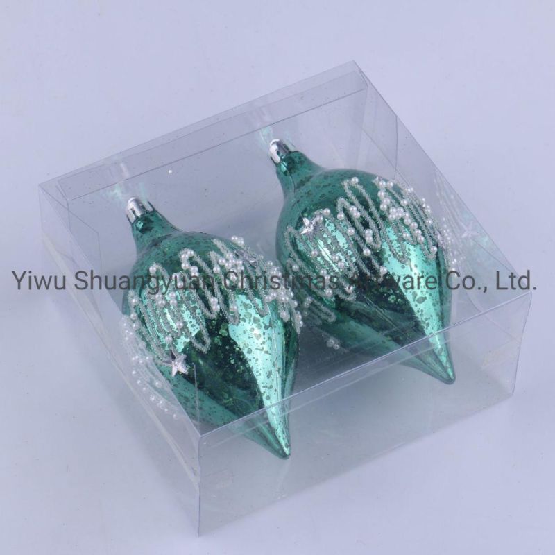 Shiny Special Shape Plastic Christmas Balls Christmas Ornaments Balls