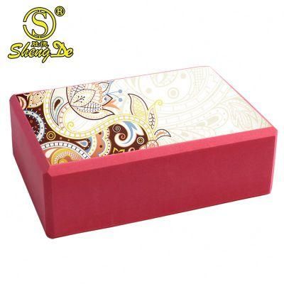 Eco-Friendly Christmas Gift Waterproof Beautiful Printing EVA Yoga Block