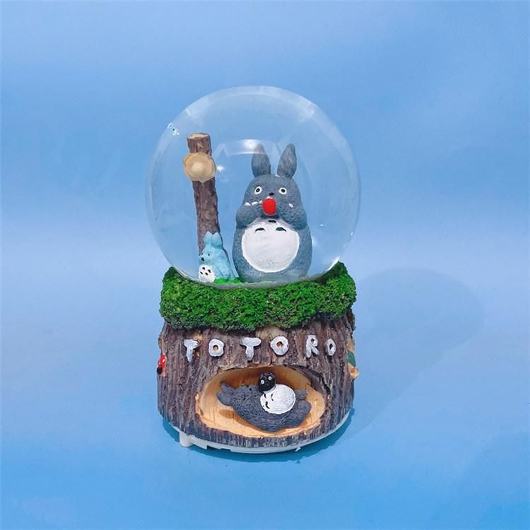 Christmas Chinchilla Crystal Ball Gift Music Box Home Decoration Ornament