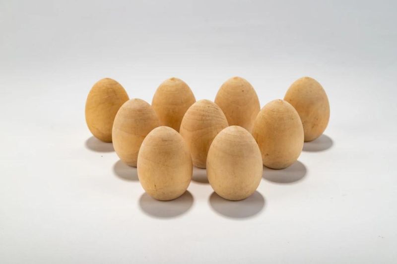 Wooden Decorative Easter Hanging Egg Party Decoration for Kids