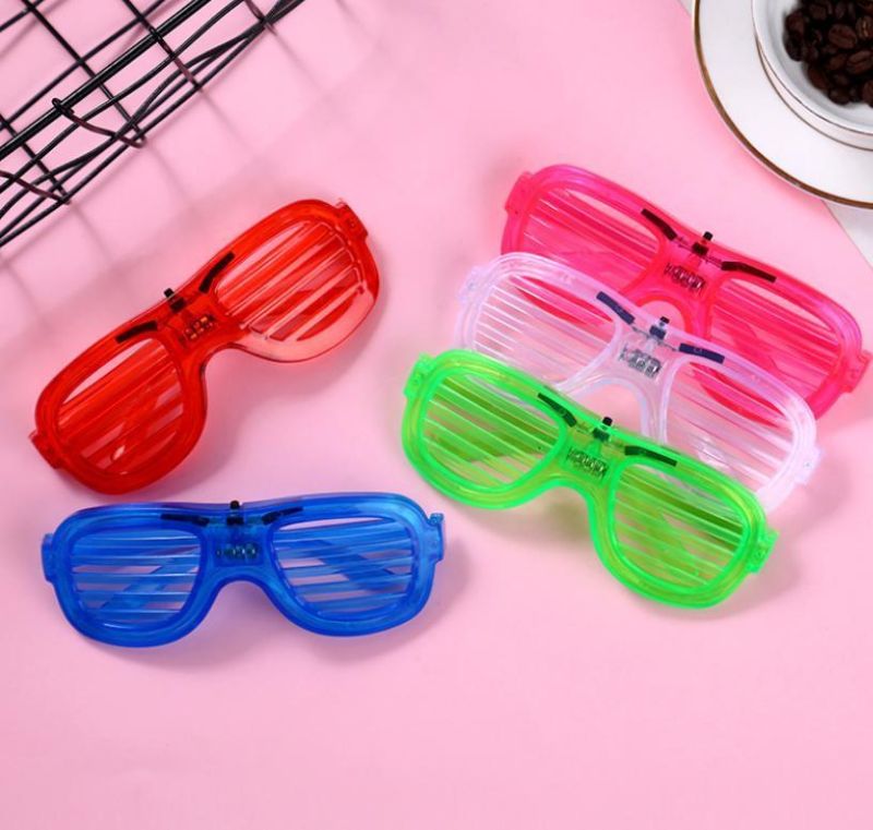 Light up Neon Rave Glasses Glow Flashing Party LED Sunglasses