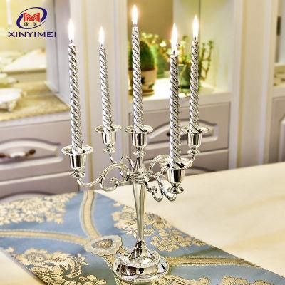 Antique Style Event Decoration Wedding Metal Candlesticks Candle Holder Candelabr