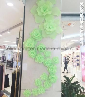 Handmaking Rose Silk Flower Props Decoration for Shop Window Display