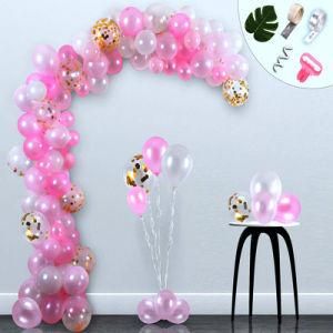 Pink Turtle Leaf Balloon Chain Birthday Wedding Party Supplies