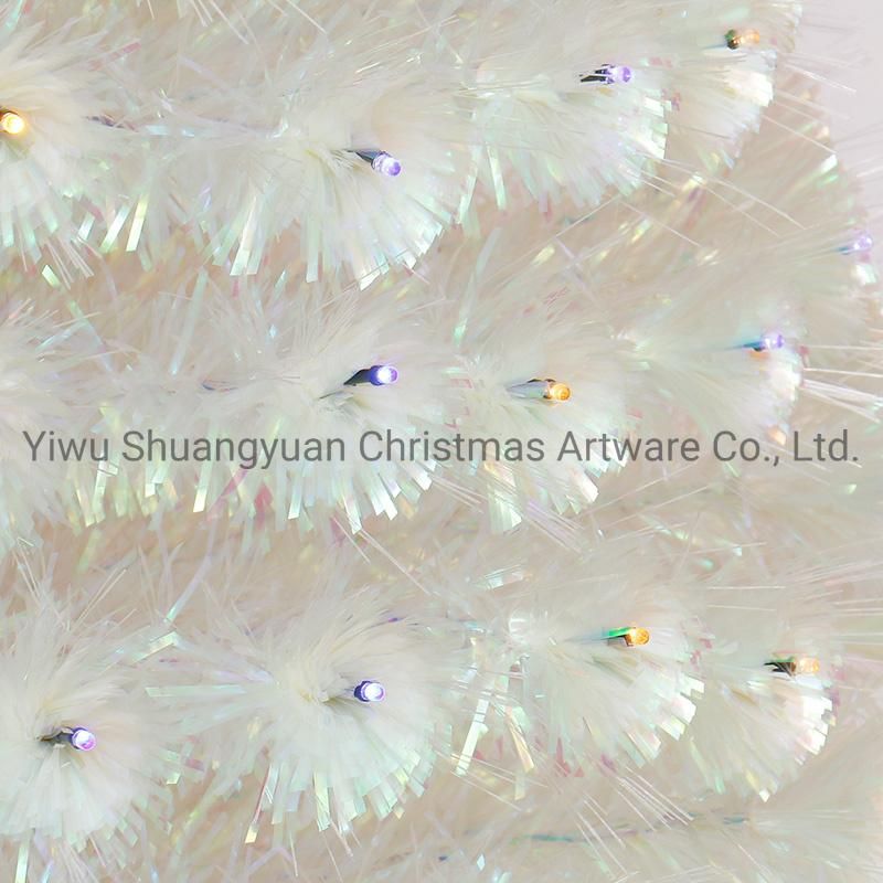 New Design High Quality 60cm Christmas Fiber Tree for Holiday Wedding Party Decoration Supplies Hook Ornament Craft Gifts