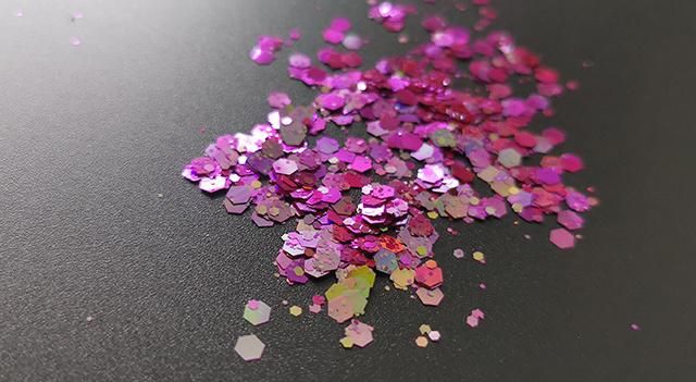 High Quality Christmas Chunky Mixed Glitter Powder Polyester Hexagon Chameleon Glitter