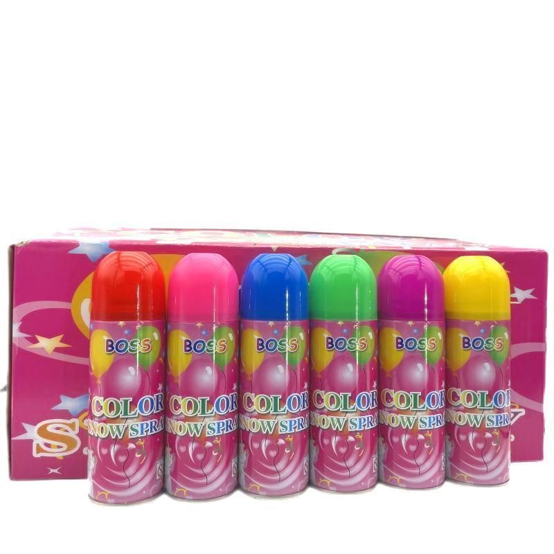 Boss Color Snow Spray Colorful Snow Spray Party Foam