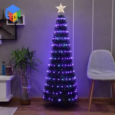 Christmas Home and Garden Decoration LED Neon Remote Control RGB LED String Light Christmas Tree Light