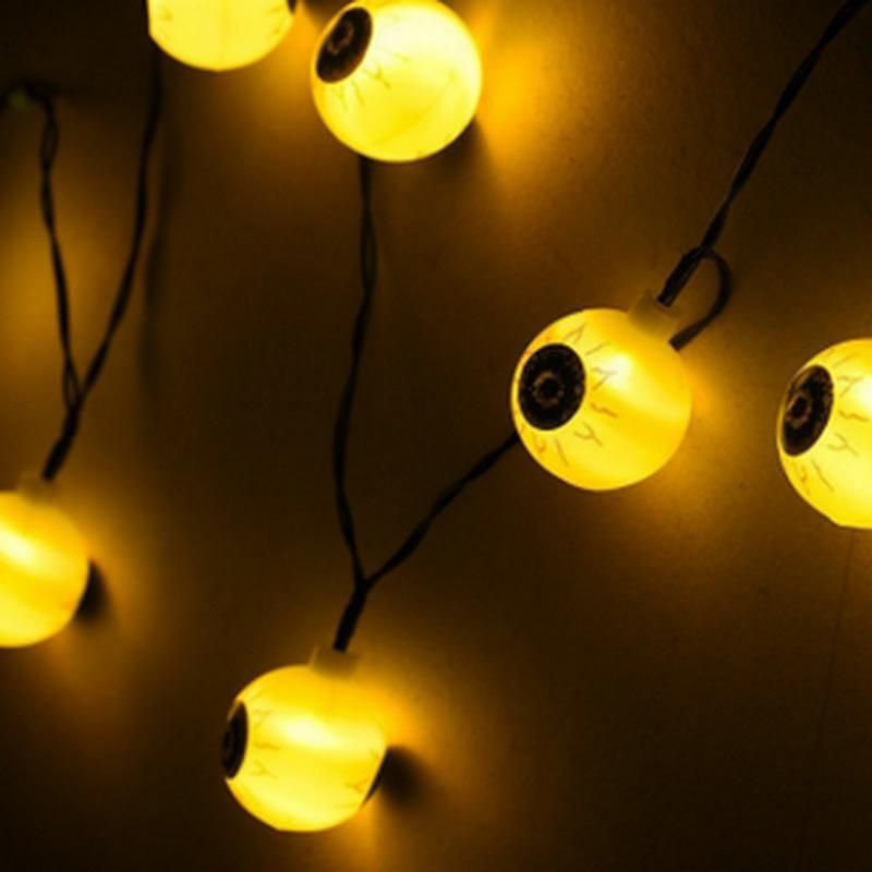 Garden Decorative Solar Pumpkin Lights LED Halloween String Lights