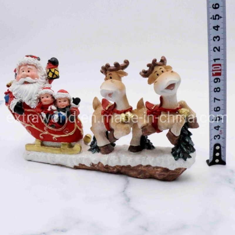 Christmas Decorations Santa′s Xmas Elf Resin Holiday Statue