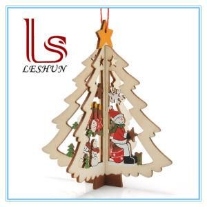 3D Wooden Christmas Decoration Creative New Wooden Christmas Tree Ornament